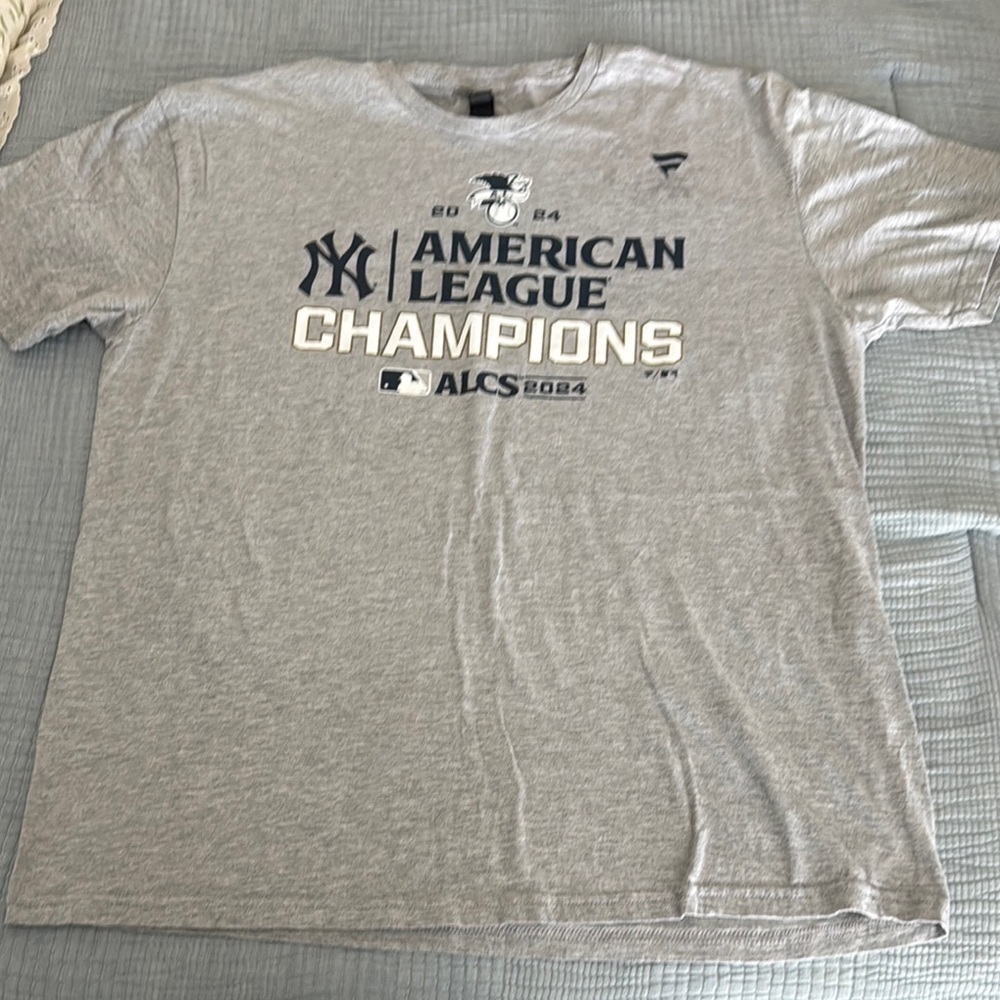 Gray American League Champions T-Shirt